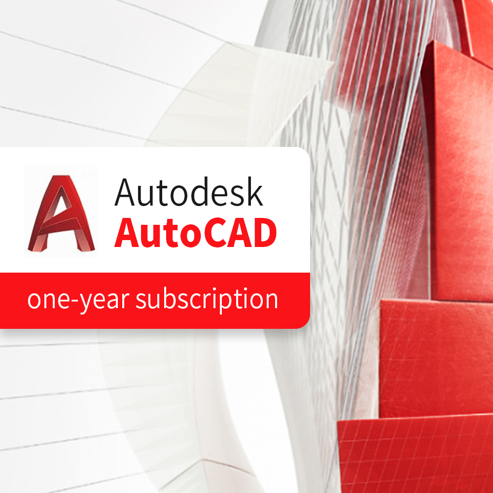 Autodesk AutoCAD with one-year subscription